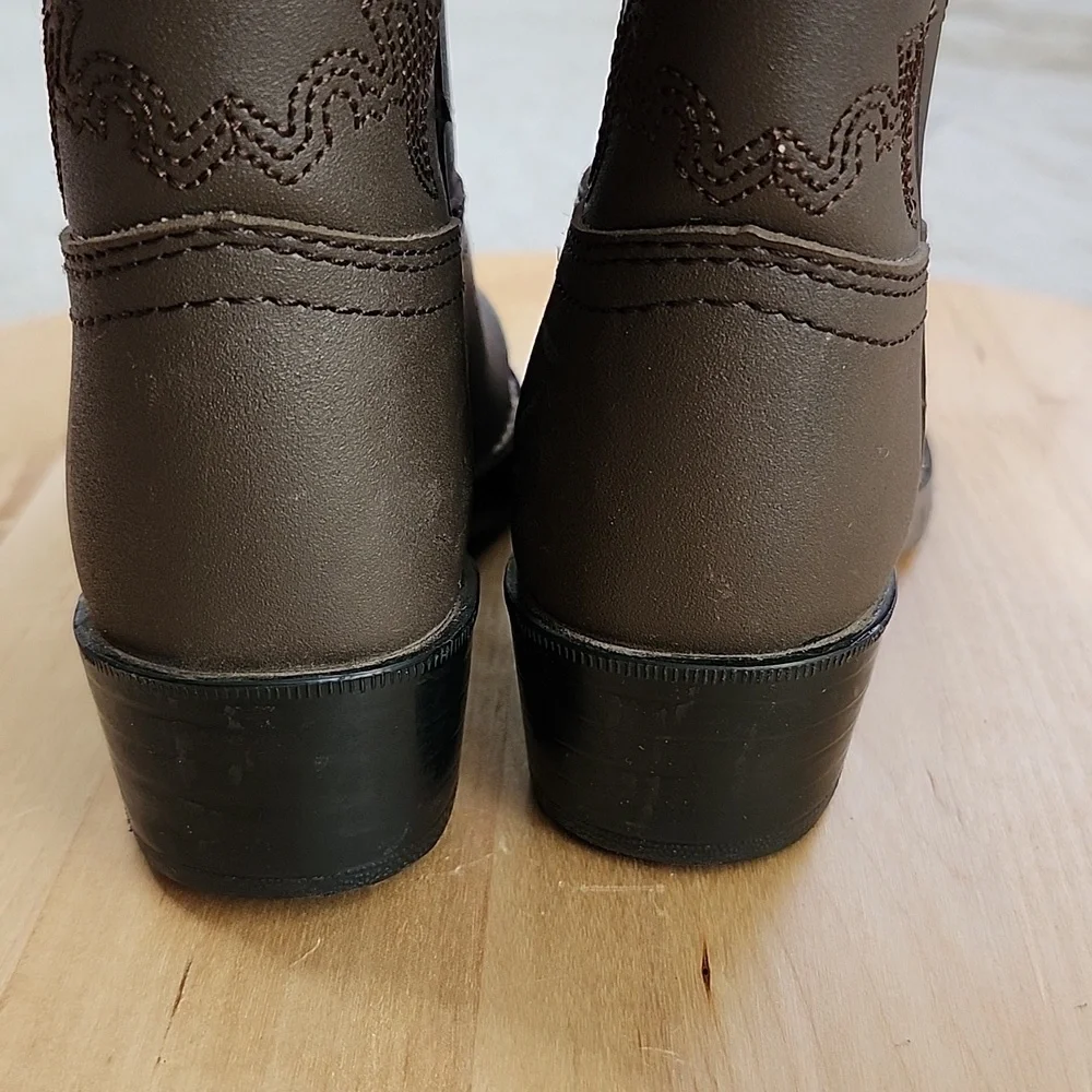 Durango Kids Distress Boot Brown Cowboy Boots 10 D